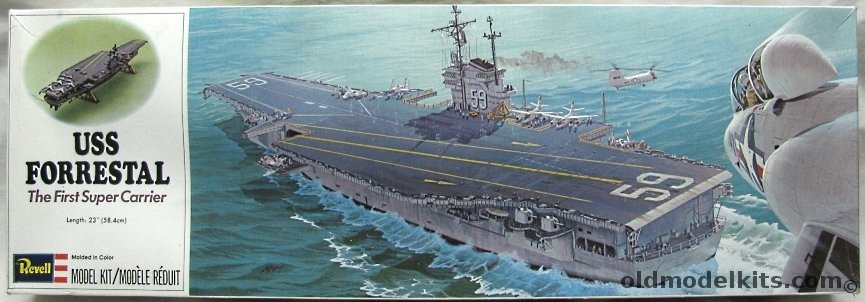 Revell 1/542 CV59 USS Forrestal  - 'The First Super Carrier', H339 plastic model kit